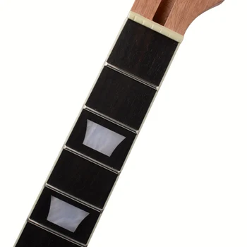 22 Nervintis Lp Gitaros Kaklo Raudonmedžio Raudonmedžio Fingerboard Sektoriaus ir Privalomas Apdaila Lp Elektrinės Gitaros Kaklo Pakeitimo