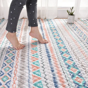 Amerikos medvilnės namų baby nuskaitymo kilimėlis padengtas kilimu tatamio naktiniai kilimų kambarį kavos staliukas grindų kilimėlis gali būti