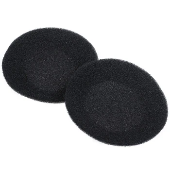 10 vnt kempinės apsaugos priemonių minkštą juodos ear padengti pagalvėlė ausinių 5cm