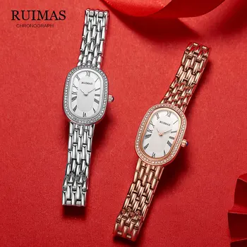 Naujas Top Brand Rose Aukso laikrodis Kvarcinis atsparumas Vandeniui Ponios Laikrodžiai, Prabangūs Moterų Riešo Žiūrėti Laikrodis dovana