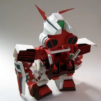 MBF-P02 Kelio Gundam Erezija Gundam Raudona Mašina, Popieriniai,