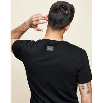 KUEGOU Medvilnės, vyriški T-shirt vasaros tshirts vyrų siuvinėjimo mados trumpas rankovės marškinėliai vyrams viršuje plius dydis BT-21616