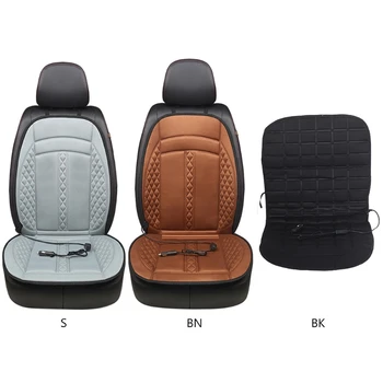 Žiemos Automobilių Sėdynės Šildytuvas 12V Smart Šildomos Sėdynės Pagalvėlės neslidus Patogus Auto Universalus Šilčiau Padengti Trinkelėmis