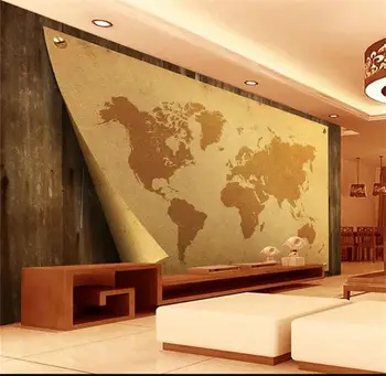 3d kambario tapetai pasirinktinius nuotraukų freskomis neaustinių siena lipdukas kambarį Europos pasaulio žemėlapyje freskomis tapetai sienos 3d