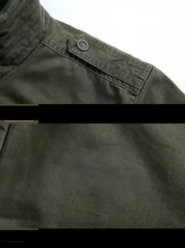 2019 naują atvykimo vidutinio amžiaus vyrų striukė stovėti apykakle ilgomis rankovėmis, su užtrauktuku apranga medvilnės atsitiktinis palaidinė rudenį viršūnes didelio dydžio 4X
