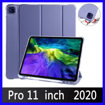 Case for iPad Pro 11 2020 - A2228 A2231 A2068 A2230 Atveju Kelių Kartų PU Odos Smart Cover 