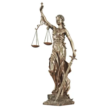 Teisingumo Tikroji Themis Statulos Justitia Deivės Skulptūra Dervos Meno Ir Amatų Namų Dekoro Priedai Meno Medžiaga R922