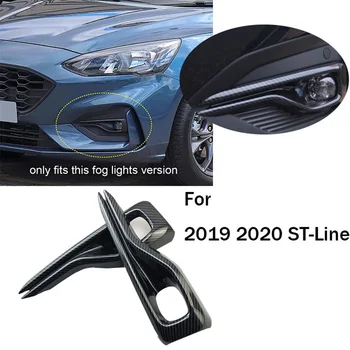 Automobilių Priekiniai Rūko Žibintas Padengti Apdaila Galvos Rūko Šviesos Lempos Rėmelis Ford Focus 2019 2020 ST-Line Eksterjero Reikmenys