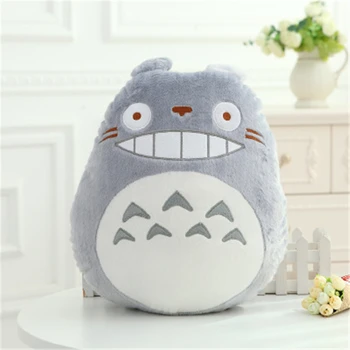 CASEGRACE Animacinių filmų Totoro Pagalvėlė Cute Kačių Dekoratyvinės Pagalvės Išsiuvinėti Amatų Mesti Pagalvės Minkštos Atgal Pagalvėlės Vaikų Dovanų