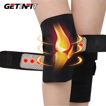 Getinfit 1 Pora Kelio Įtvaras Paramos Pagalvėlės Reguliuojamas Turmalinas savarankiškai šildymo magnetinė terapija Kelio Apsauginis Diržas Massager