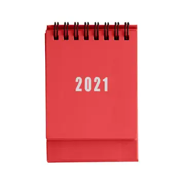 Nešiojamų Mini 2021 Stalinis Kalendorius Biuro Popieriaus Dienos Mėnesio Tvarkaraštis Planner