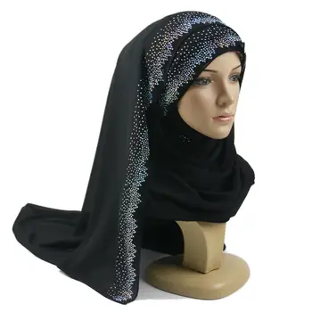 H90 10vnt Aukštos kokybės medvilnės Diamond modalinis jersey šalikas/šalikai 170*55cm skara wrap musulmonišką hidžabą galite pasirinkti spalvas
