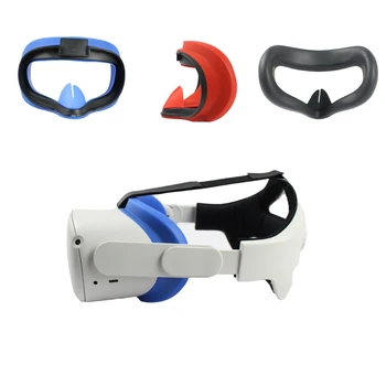 Silikono Padas VR Glesses Akių Kaukė Trinkelėmis Veido Apsauginis Dangtelis oculus-Quest 2 Y3NC