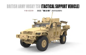 MENG VS009 1/35 Mastelis Britų Armijos Haskis TSV (Taktinės Paramos Transporto priemonės) Plastikinių modelių Kūrimo Rinkinį