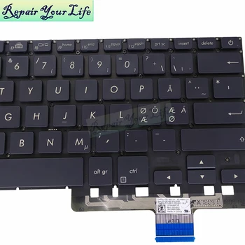 Pakeisti Klaviatūras UX450 Apšvietimu ir Klaviatūros ASUS Zenbook 14 UX450FD NE Norvegija išdėstymas juoda KB 0KNB0 262LND00 karšto pardavimo