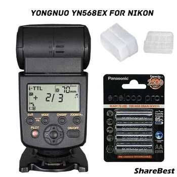 Yongnuo YN-568EX už Nikon, YN 568EX HSS Flash Speedlite YN 568 už D700 D800 D600 D200 D7000 D90 D80 D5200 D5000 D3100 D3000