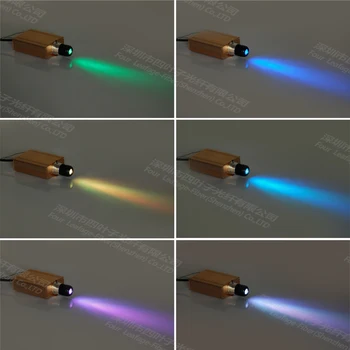 100W LED šviesos Optinio Pluošto maitinimo lemputė variklis su RGB 24key nuotolinio valdymo