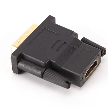 Aukštos Kokybės DVI-D 24+1 Dual Link Male HDMI Moterų Adapteris Keitiklis Jungtis, skirta PC, PS3 Projektorius, TV Box 1Pcs