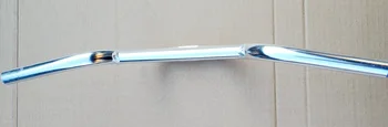Aliuminio Lydinys BMX Vaikų Dviračio Rankenos, Vaikams, Dviračiu 22,2 mm 520mm Dviračių Kregždė-formos Rankenos Sidabro Juoda
