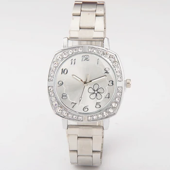 Moterų Laikrodžiai Nauja Mada Moterims Gold Diamond Aikštėje Atsitiktinis Kvarco Žiūrėti Moterų Nerūdijančio Plieno Laikrodžiai Relogio Feminino Karšto Laikrodis