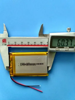 604060 3,7 V ličio jonų baterija navigator bendrojo 1500 mah