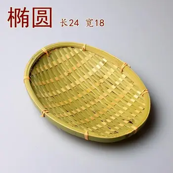 Vaisių plokštė dubenys bambuko krepšelį kulinarijos plokštė śmietniczka bambuko narve antikvarinių ir senovinių rankų darbo dekoro bambuko saugojimo krepšys
