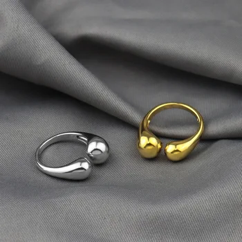 Pankroko Aukso Atidaryti Žiedas Moterims Derliaus Reguliuojamas Grandinės Piršto Žiedai Geometrinis Pareiškimą, Šaliai, Papuošalai, Dovanos
