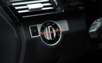 Už Benz W166 ML /GL X166 2012 2013 Konsolės galvos šviesos jungiklio mygtuką padengti apdaila 2vnt kaire ranka vairuoti automobilius