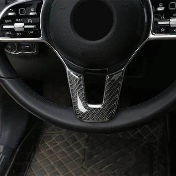 Mercedes Benz B Glb Klasės W247 X247 Anglies Pluošto Vairas Decal Apdaila Padengti Apdailos Rėmas Priedai