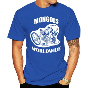 Vyrų marškinėliai MONGOLIJA MC visame PASAULYJE tshirts Moterys t-shirt
