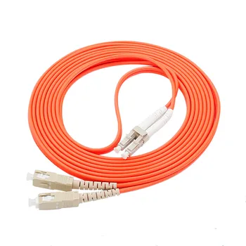 5VNT/daug LC/UPC-SC/UPC fiber optic patch cord 1M 2M 3M 5M Dvipusis Multimode cable LC-SC šviesolaidžių jumper MM DX nemokamas pristatymas
