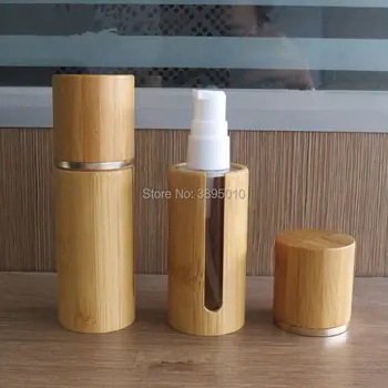 30ml Bambuko Kosmetikos Losjonu Daugkartiniai Butelis 