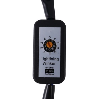 2vnt DynamicTurn Signalo Indikatorius LED užpakalinis žibintas Add-On Modulis Kabelio Laidą-BMW F30 3S F80 M3 IGS Uodegos Šviesos