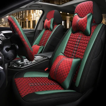 Visiška linų pluošto automobilių sėdynės padengti automobilių sėdynės apima mercedes benz c klasės w202 t202 w203 t203 w204 c200 w205