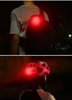 LED Dviračio Galinis Žibintas Dviračių Uodegos Šviesos USB Įkrovimo Dviračių užpakalinis žibintas Naktį Jojimo Saugos Perspėjimo Lemputė, Dviračių Priedai