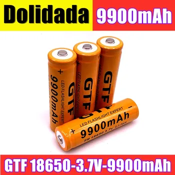 18650 baterija 9900mAh 3.7 V didelės talpos baterijos, Li-ion ličio baterijos, žibintuvėlis, baterija