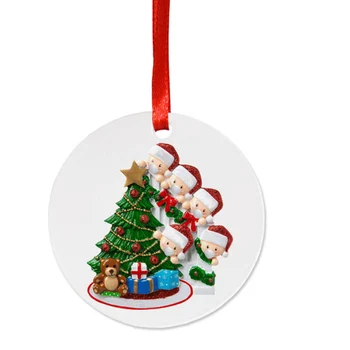 Asmeninį Pavadinimas Kalėdų Ornamentu 2020 Šeimos Individualų Kalėdų Dekoravimo Naujoviška Dovana Šeimai XH8Z