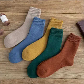 1 pora, rudenį naujų verslo kojinės medvilnės mėgintuvėlyje, vyriškos kojinės visas rungtynes, vientisos spalvos kvėpuojantis prakaitas sugeriančios vyrų kojinės