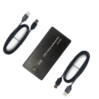 USB 2.0 Sharing Switch Box 4 Port 2 4 Iš Jungiklis Adapteris Pelė, Klaviatūra, Skeneris, Spausdintuvas, Monitorius Prietaisai