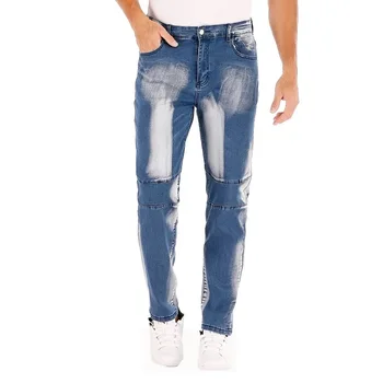 Vyrų Slim Elastiniai Džinsai Mados Priežastinis Plius Dydis 42 Pantalon Homme Džinsai Skinny Jeans Mens
