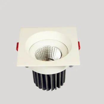 Pritemdomi 1X10W COB LED downlight Šaltai Balta /Šiltai Balta LED Embedded Kabineto Lubų lempos AC85V-265V