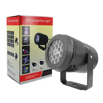 Linksmų Kalėdų Snaigės Projektoriaus Šviesos 4W Sukasi LED Scenos Apšvietimas Poveikį Šalies Namų Patalpų Apšvietimas Žibintai Naujųjų Metų