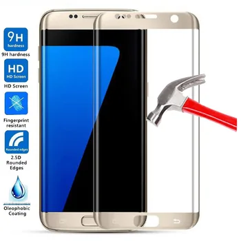2.5 D 9H pilnas draudimas Screen Protector For Samsung Galaxy S6 Stiklas, Grūdintas Stiklas Samsung S6 Telefono Kino G9200 Telefono filmas