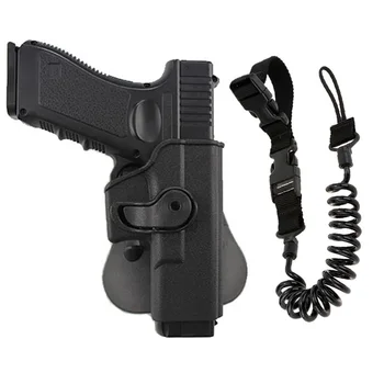 Tatical Pistoletas Diržas Ginklą Dėklas, skirtas Glock 17 19 22 26 Airsoft Pistoletas Dėklas Atveju su Šautuvu Diržas Medžioklės Reikmenų Dėklai