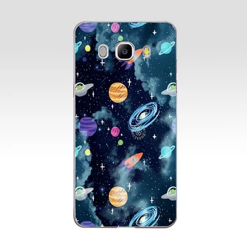 Įdomu Nuostabų Kosmoso Žvaigždžių Minkšto Silikono Case Cover for Samsung Galaxy a3 a5 2017 A6 A8 2018 j3 skyrius j5 j7 2016 2017