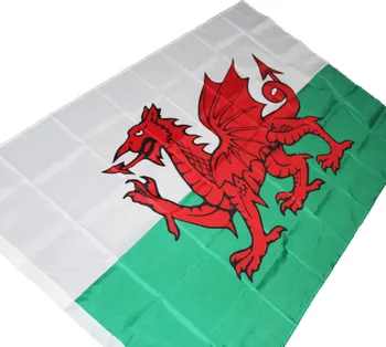 Velso Vėliavos Velso red Dragon Cymru, UK United Kingdom sąjungos vėliava poliesterio virvės perjungti Didžiosios Britanijos Reklama 90*150 NN135