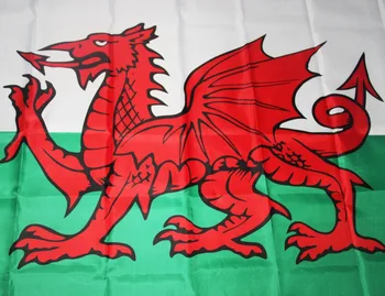 Velso Vėliavos Velso red Dragon Cymru, UK United Kingdom sąjungos vėliava poliesterio virvės perjungti Didžiosios Britanijos Reklama 90*150 NN135