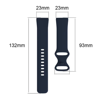 Juostos Pakeitimo Fitbit Versa 3 Prasme Smartwatch Silikono Sporto Dirželis Žiūrėti Apyrankė