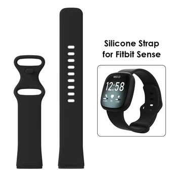 Juostos Pakeitimo Fitbit Versa 3 Prasme Smartwatch Silikono Sporto Dirželis Žiūrėti Apyrankė