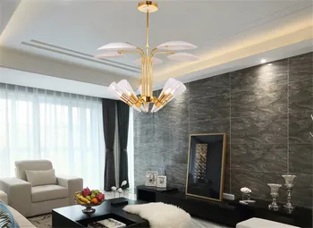 Naujų kūrybinių sieniniai šviestuvai, miegamojo kambarį apšvietimo šviestuvas, auksas, geležies juoda balta lempos